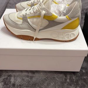 Used once Jimmy Choo Landon sneakers size 40